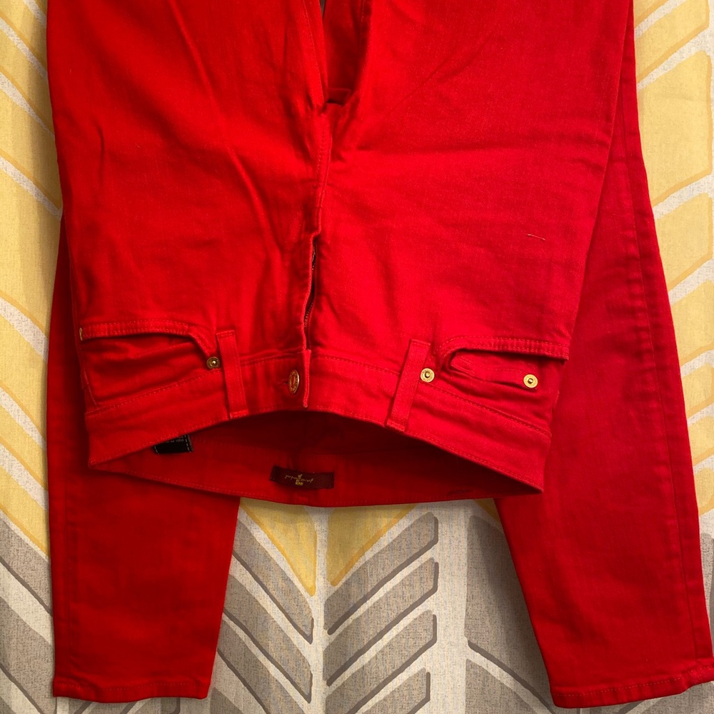 Red Seven For All Mankind jeans